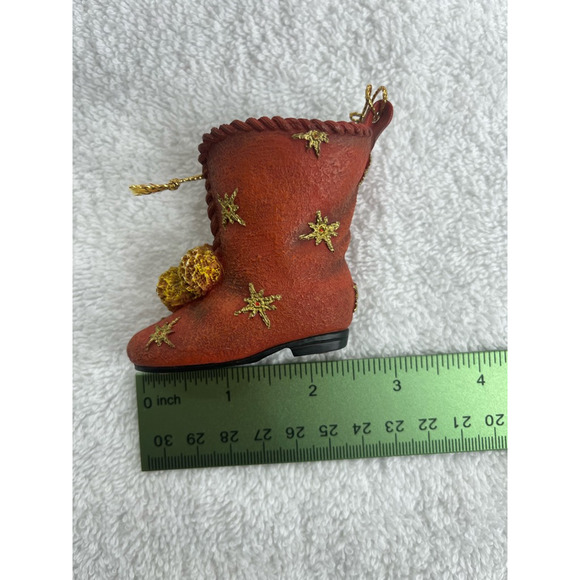Pipka Gallery Collection Ornament #40037 Starcoat Santa Boot Collectable 2002 3" - Picture 5 of 8